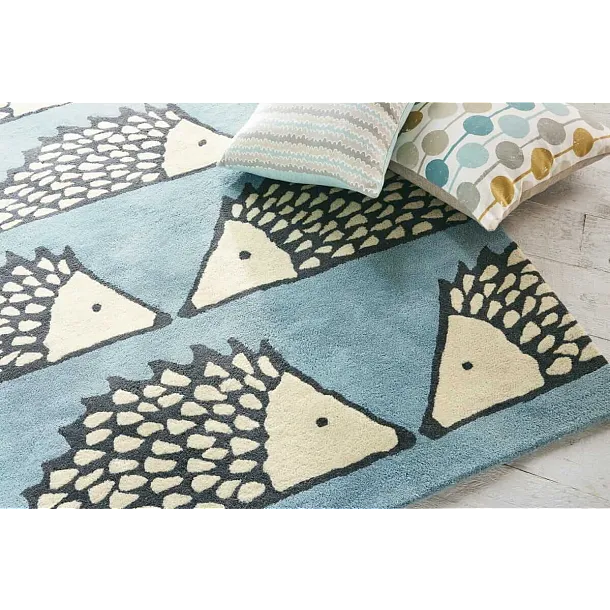 Dywan Dziecięcy Wełniany Spike Marine 90x150 cm od Carpets&More