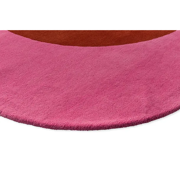 Dywan Okrągły Flower Spot Pink/Red 150x150 cm od Carpets&More