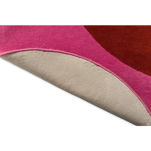 Dywan Okrągły Flower Spot Pink/Red 150x150 cm od Carpets&More