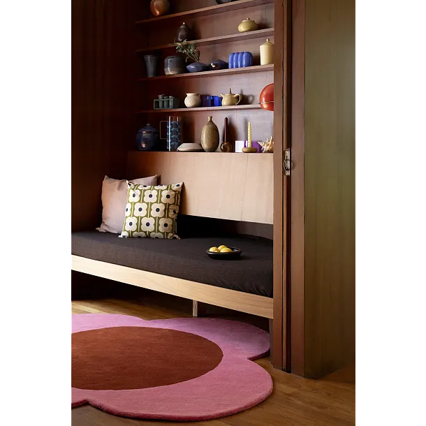 Dywan Okrągły Flower Spot Pink/Red 150x150 cm od Carpets&More