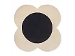 Dywan Okrągły Flower Spot Ecru/Black 150x150 cm od Carpets&More