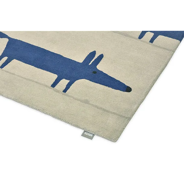 Dywan Dziecięcy Wełniany  Mr Fox Pebble Denim 90x150 cm od Carpets&More