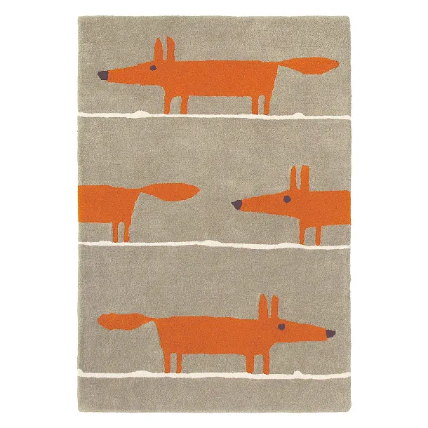 Dywan Dziecięcy Wełniany Mr Fox Cinnamon 90x150 cm od Carpets&More