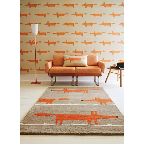 Dywan Dziecięcy Wełniany Mr Fox Cinnamon 90x150 cm od Carpets&More