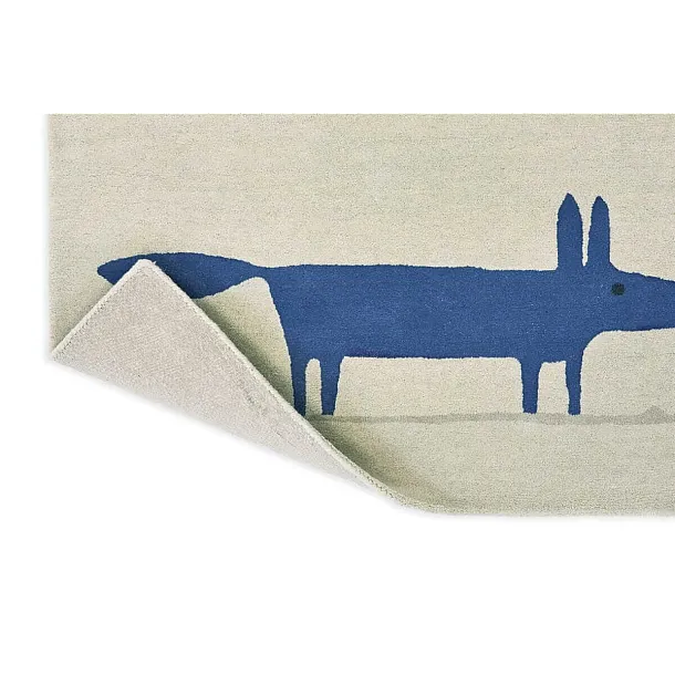 Dywan Dziecięcy Wełniany  Mr Fox Pebble Denim 90x150 cm od Carpets&More