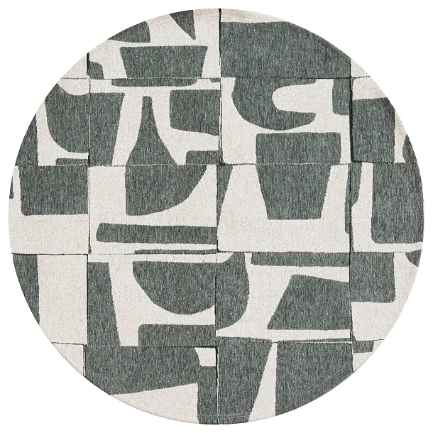 Dywan Okrągły Papercut Sea Spray Round 240x240 cm od Carpets&More