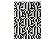 Dywan Geometryczny Wełniany Turnabouts Black 170x240 cm od Carpets&More