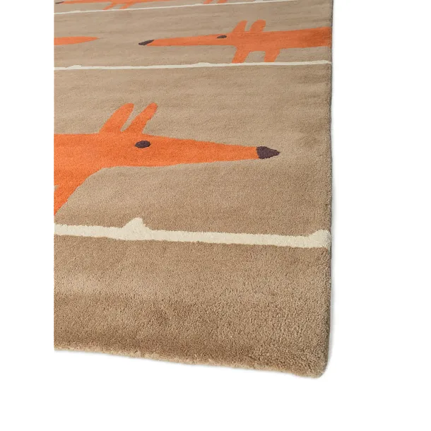 Dywan Dziecięcy Wełniany Mr Fox Cinnamon 90x150 cm od Carpets&More