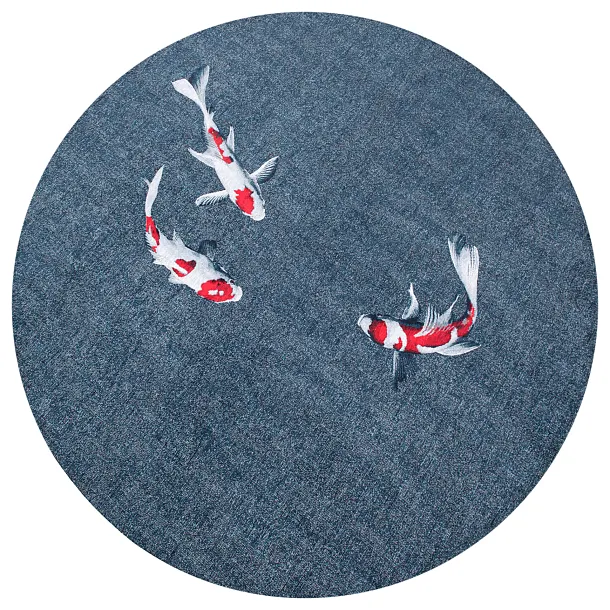 Dywan Okrągły Pop Koi Japanese Pond Round 240x240 cm od Carpets&More