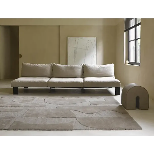 Dywan Wełniany Mural Cement 170x240 cm od Carpets&More