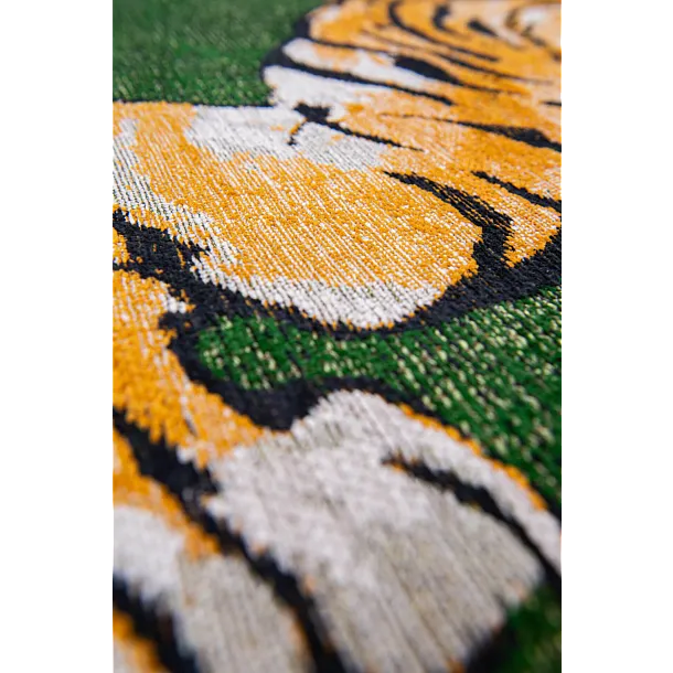 Dywan Okrągły Pop Tiger Green On Fire Round 240x240 cm od Carpets&More