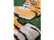 Dywan Okrągły Pop Tiger Green On Fire Round 240x240 cm od Carpets&More