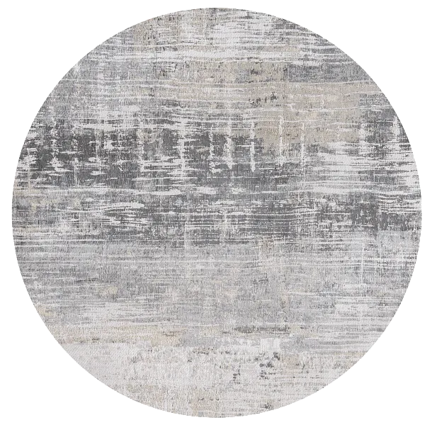 Dywan Okrągły Streaks Coney Grey Round 140x140 cm od Carpets&More
