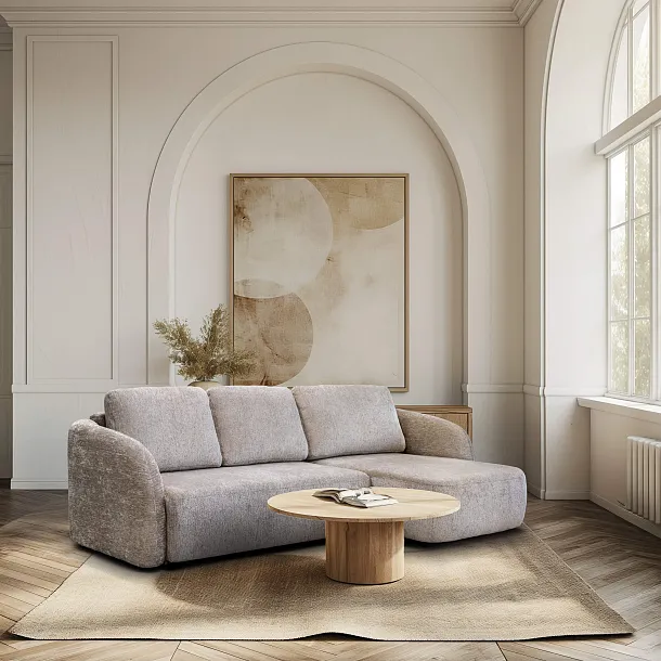 Sofa Narożna z Funkcją Spania Sanna od Maxliving