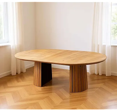 Stół Rozkładany Basai Dąb Naturalny od Maxliving