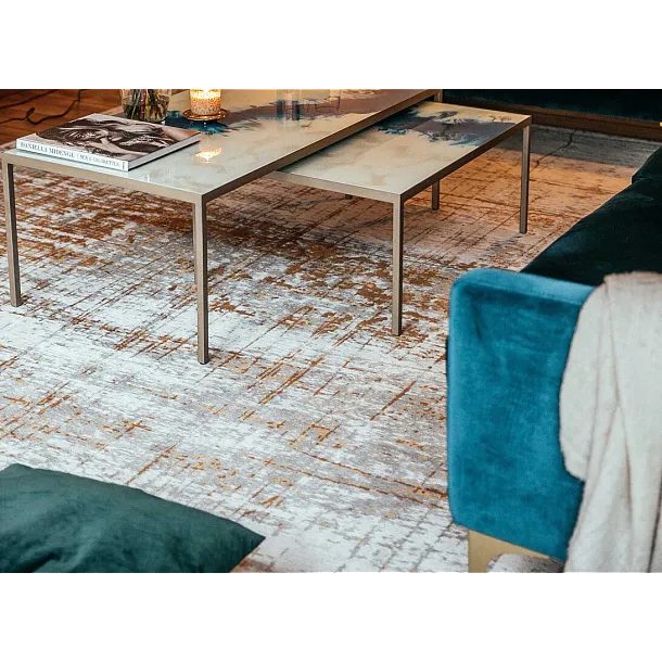 Dywan Okrągły Griff Columbus Gold Round 240x240 cm od Carpets&More