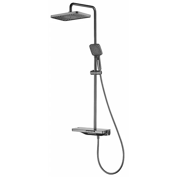 KOLUMNA NATRYSKOWA SWITCH GUNMETAL BRUSHED OD MOBI