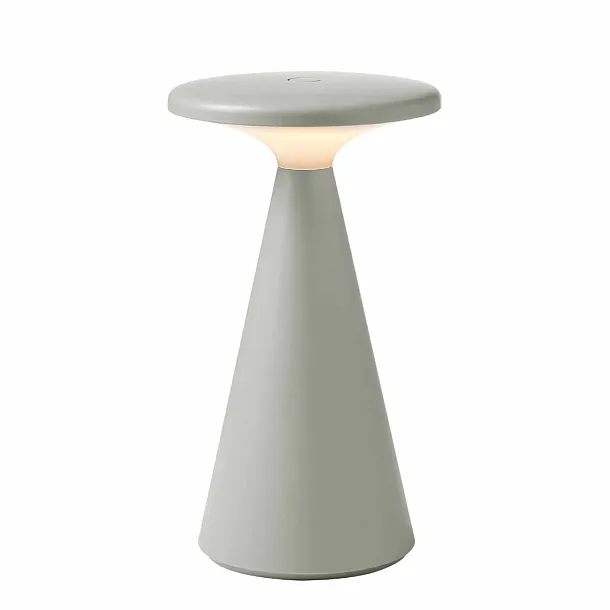 Lampa Stołowa Funghi Szara od Maxlight