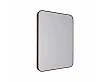 Lustro Mirror Prostokąt Podświetlane Miedziane 76x91cm od Maxlight