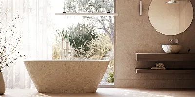 Bateria łazienkowa Mobi – postaw na total look w łazience