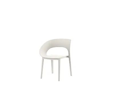 Krzesło Z Polipropylenu Molly Light Grey od Maxliving FY-870
